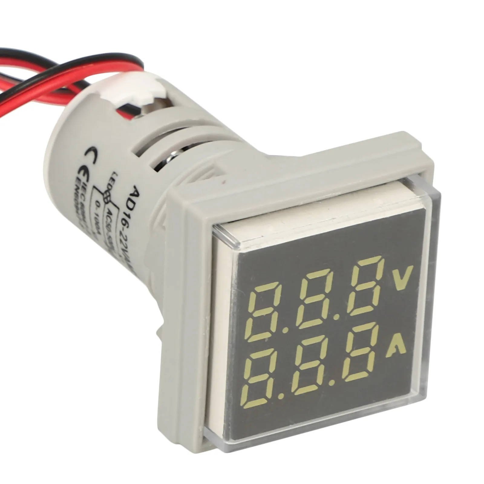 

Digital Ac Voltage Meter Tester Square Display High Accuracy Current Multimeter Long-Term Use Modern Design Electric Multitester