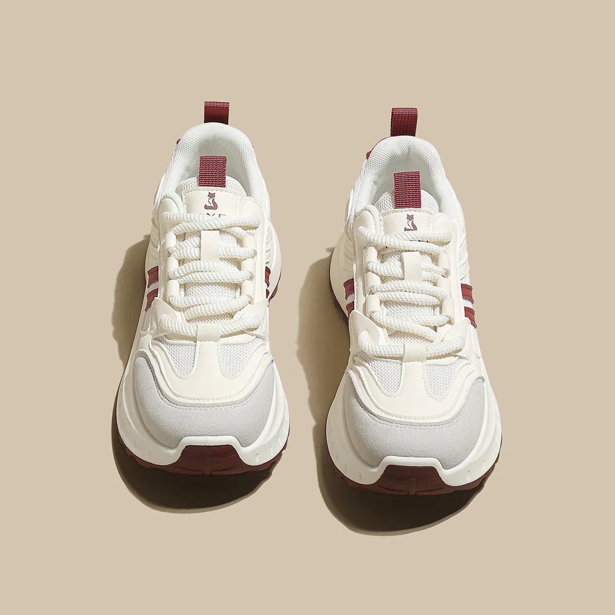 FOXER Women's Breathable Mesh Sneakers - Casual Sport Shoes