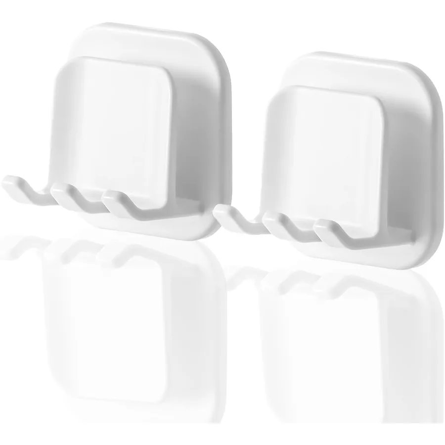 

Держатели для зубных щеток для ванных комнат Держатель для бритвы для душа Самоклеящийся держатель для чистки зубов Настенный органайзер для зубных щеток