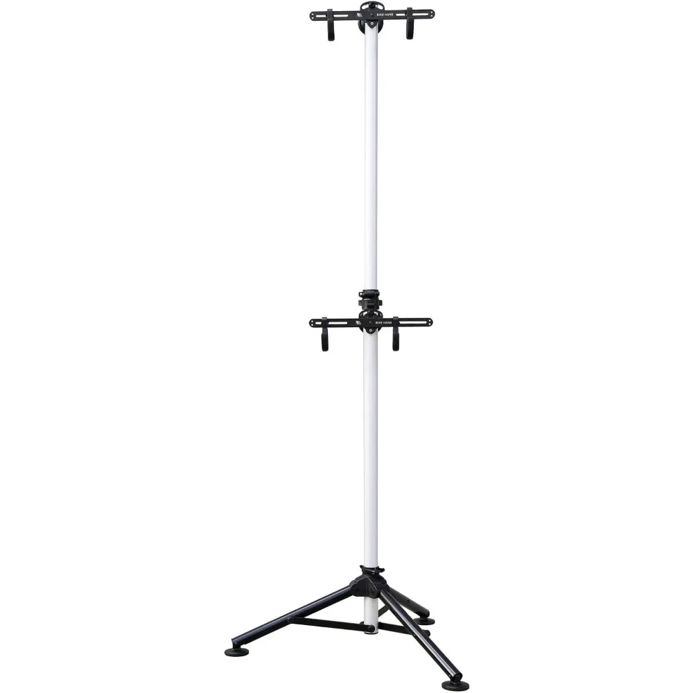 شماعة دراجة ذات جاذبية عمودية للتخزين الداخلي: حامل أرضي مدمج للدراجات في المرآب والشقق