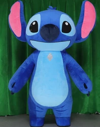 Inflatable Blue Lilo & Stitch Inflatable Costume Street Polar Bear Mascot Costume Cosplay Inflatable Mascot