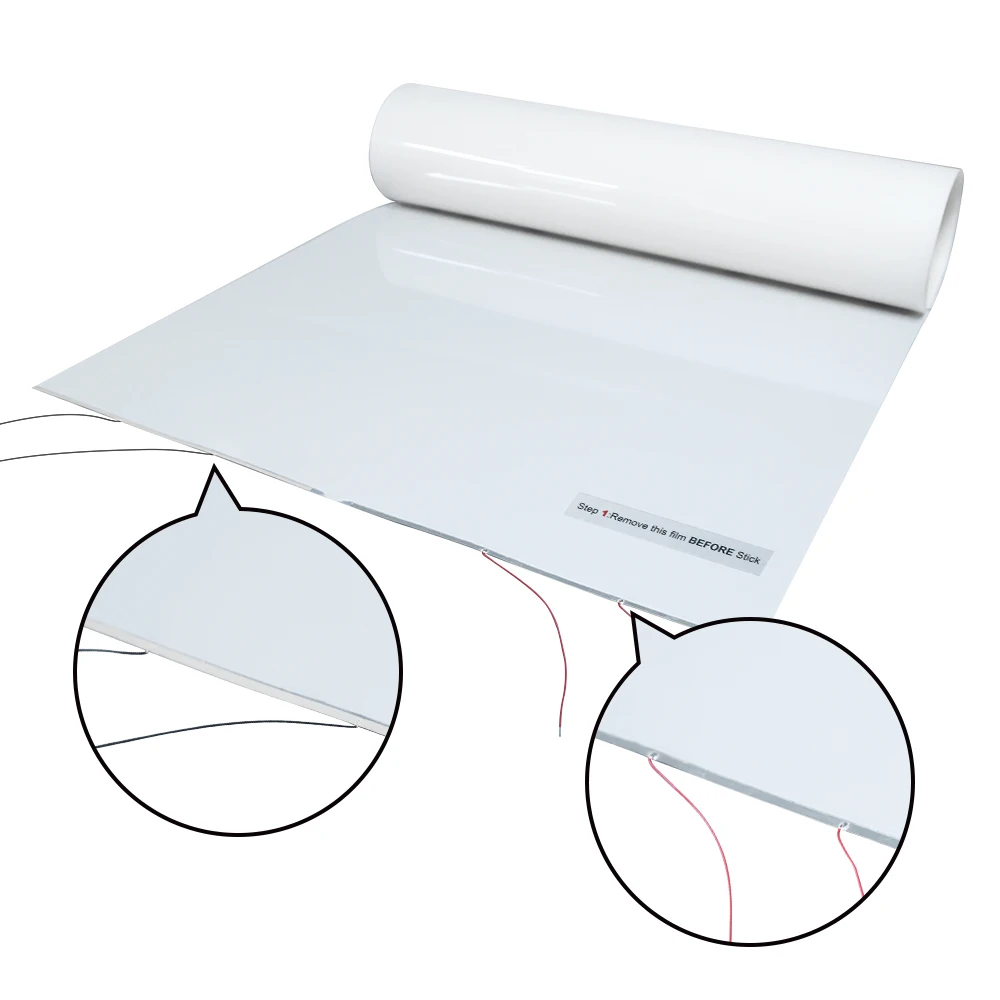 Electric Self-adhesive PDLC Film Smart Glass Window Door Tint Smart Film 12\