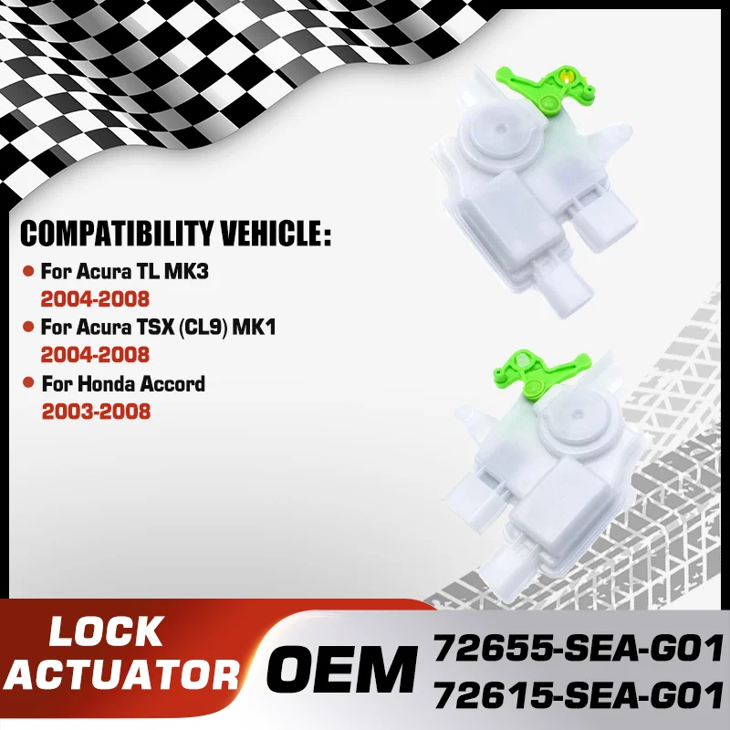 

Car Door Lock Actuator For Acura TL MK3 Acura TSX CL9 MK1 Honda Accord 2003 2004 2005 2006 2007 2008 72655-SEA-G01 72615-SEA-G01