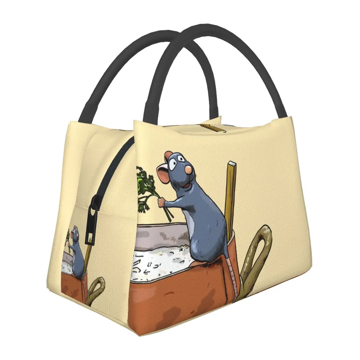 Ratatouille Lunch Bag Merch Portable Insulated Oxford Cooler Funny Remy Thermal Cold Food Picnic Work Lunch Box