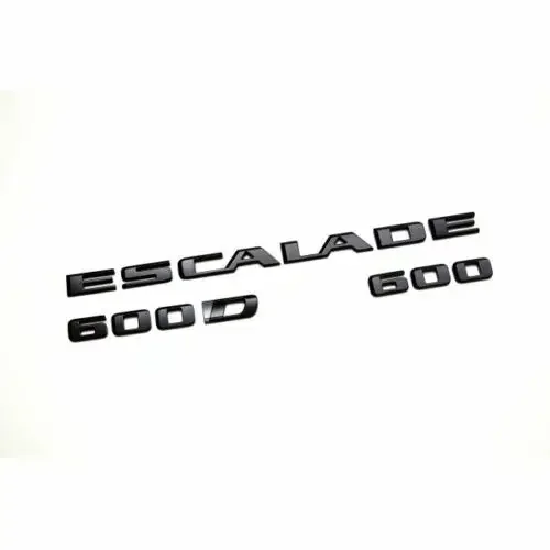 For Cadillac Escalade 600 3D ABS Plastic 2021 2022 Black Emblem Accessories