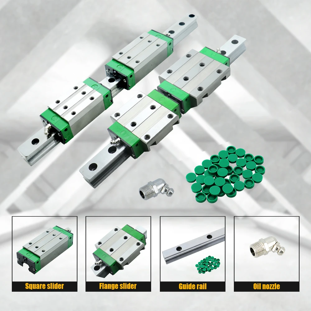 Rail linéaire chinois RGH/RGW, guide linéaire carré de nuit R64.RGZ avec roulements coulissants de type rouleau RGL RGH 25 30 35