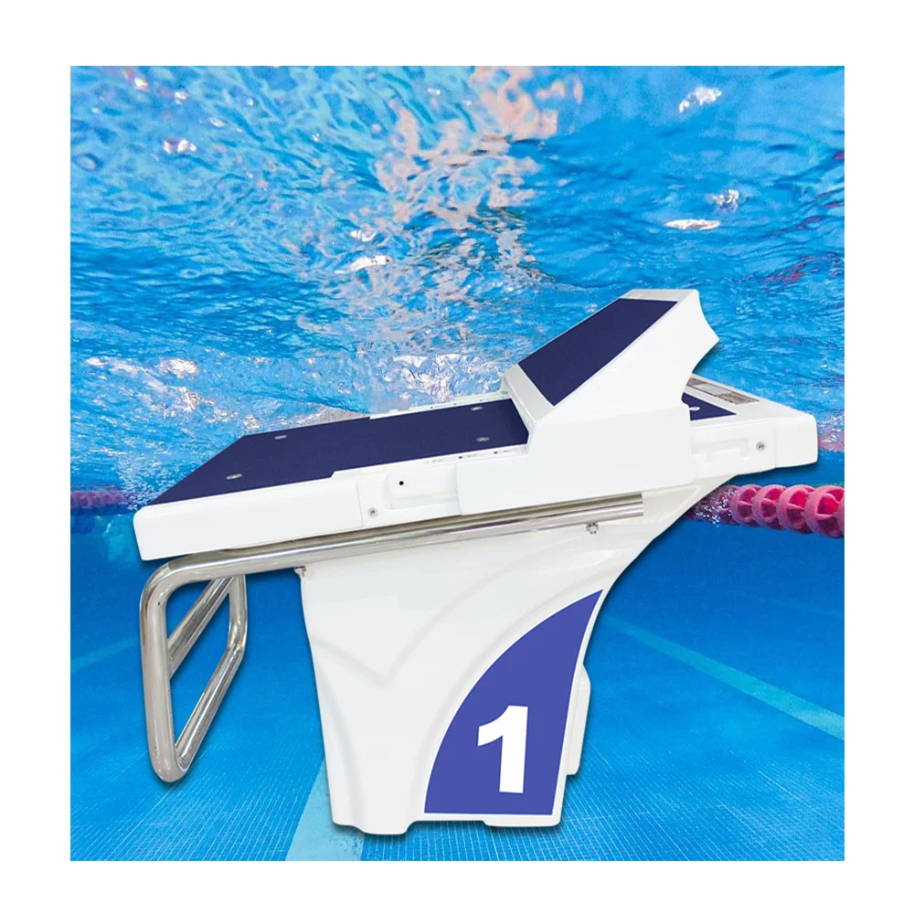 

Factory Price Adjustable Swimming Pool Starting Block Jumping Platform 2025 New