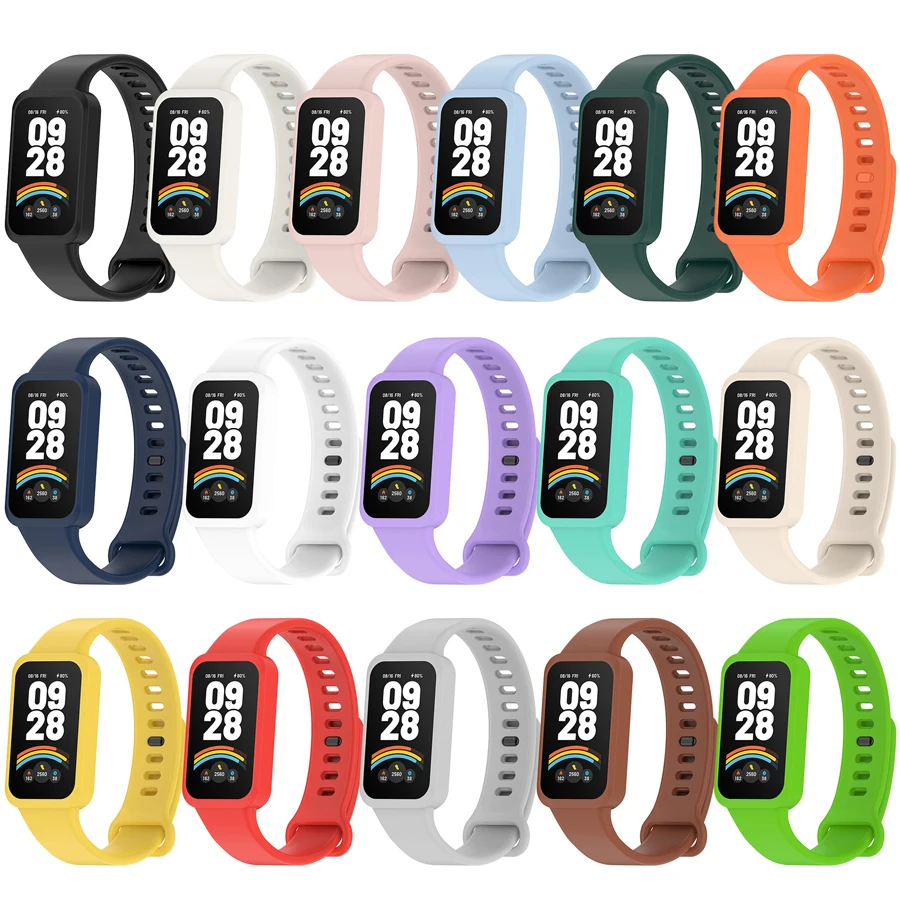 Strap For Xiaomi Band 9 Active Watchband For Xiaomi Band 8 Active For Redmi Band 3 Strap Wristband For Redmi Band 3 2 Wriststrap