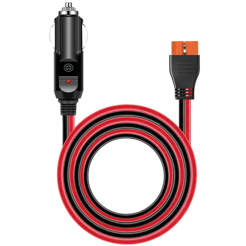 Cble XT60i vers allume-cigare pour Ecoflow Delta 2 Delta Pro 3 Delta Max 2400W River 2 Pro Max, etc. Centrales lectriques portables.