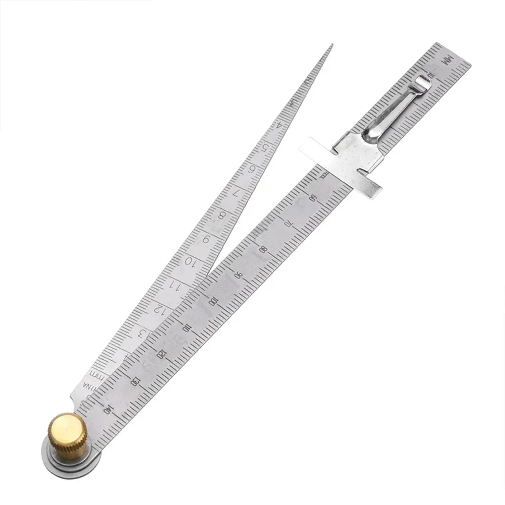 1-150mm Feeler Gauges Bore Measuring Tool Stainless Steel Wedge Taper Ruler Bore Measuring Tool Stainless Steel Wedge Taper Rule