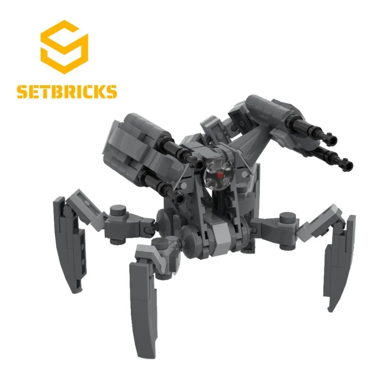 SETBRICKS MOC Space Weapon Robot Building Blocks Scorpenek Annihilator From The Fetts of Book Bricks For Kid Toys Gift