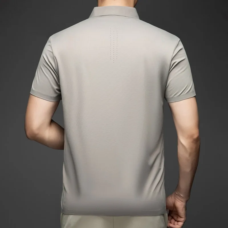 Summer Men's Polo Shirts T-shirt Breathable Casual Print Short Sleeve Daily Wear Comfort