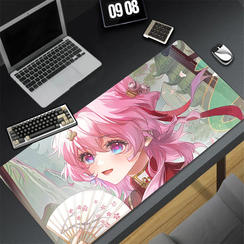 

Desk Mat Mousepad Honkai Star Rail March 7th Anime Personality-Filled Mouse Pad PC Accessories Gamer Keyboard Pad Extended Mats
