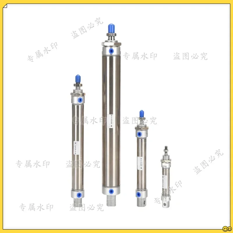 MA16 20 25 32 40 Pneumatic Cylinder 25 50 100 125 150 200 300 400 500mm Stroke Stainless Steel Double Acting Mini Air Cylinders