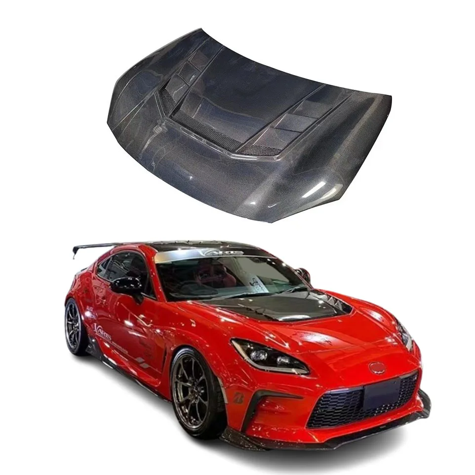 High quality Body kit for 2022 Toyota GT86 upgrade V style carbon fiber Engine Cover Perfect Fit engine Hood for Toyota GT86