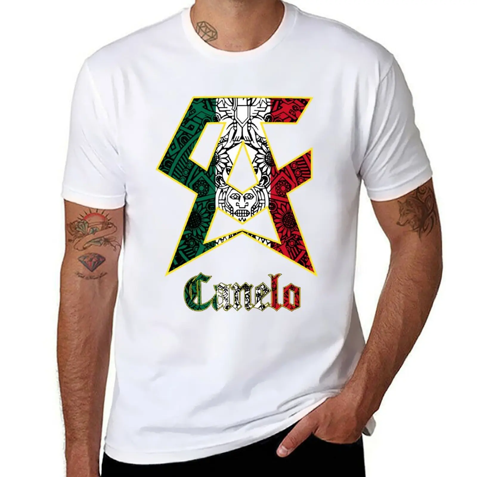 

Canelo Boxing Mexican Style Mexico Saul Alvarez Logo Symbol unisex T-Shirt anime t shirts oversize funny t shirts man T-Shirt