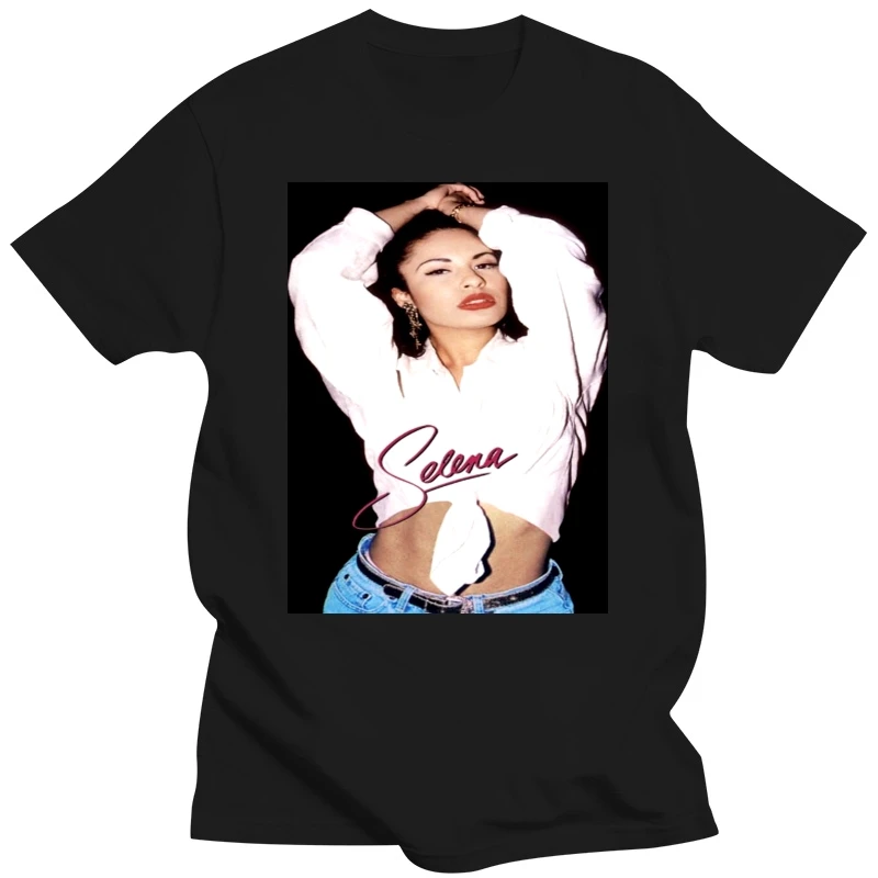 New Rare  Selena Quintanilla  T Shirt Top  Black Usasz  Limmited Edition Men Cotton Tees Tops Anime Harajuku Streetwear