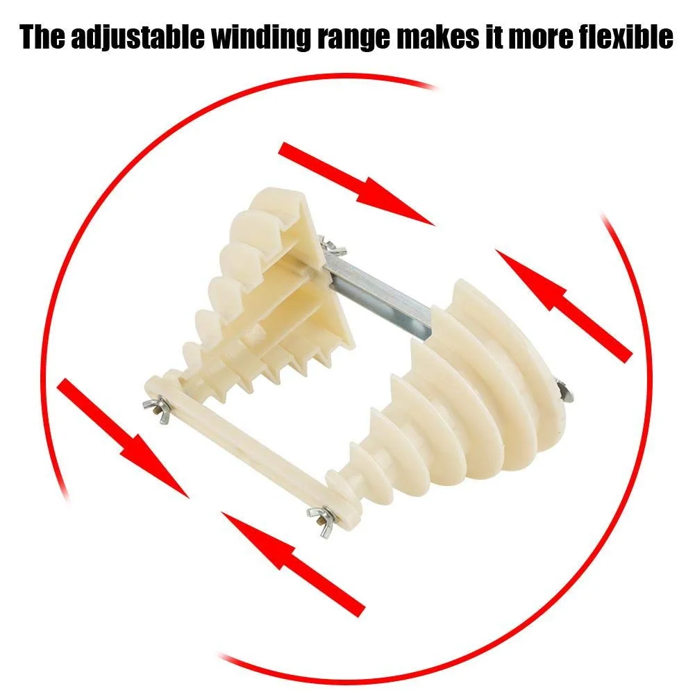 1 Beige 7-laags 6-sleuf Motor Reparatie Tool Pagode Motor Wikkel Mal Enkelfasige Universele Micro-Motor Wikkel Gereedschap