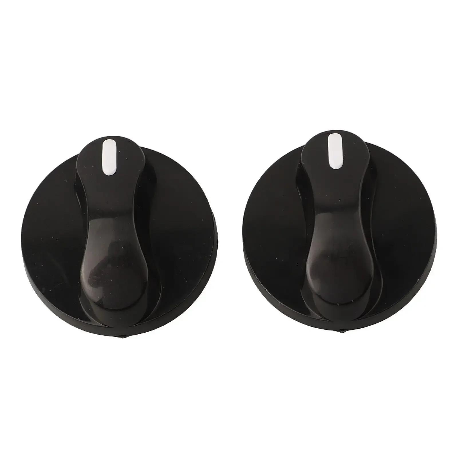 Manopola in plastica Interruttori rotanti Pezzi di ricambio di alta qualità Piano cottura Parte Apertura Pulsante di ricambio colore nero da 8 mm