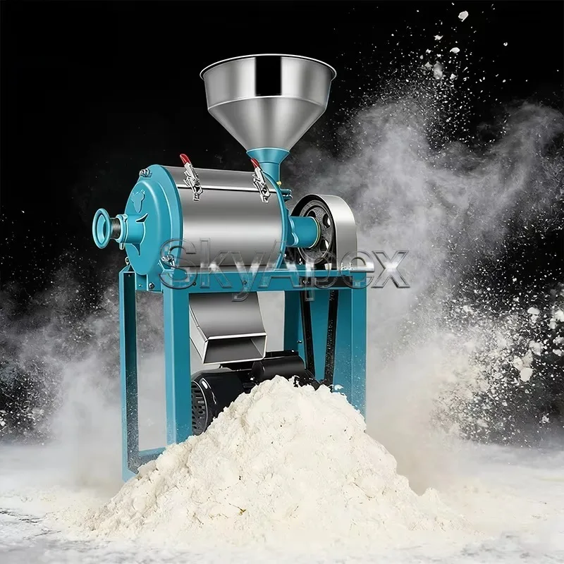 Multifunctional grain milling machine dry and wet dual use suitable for feed spice grinding and powder making