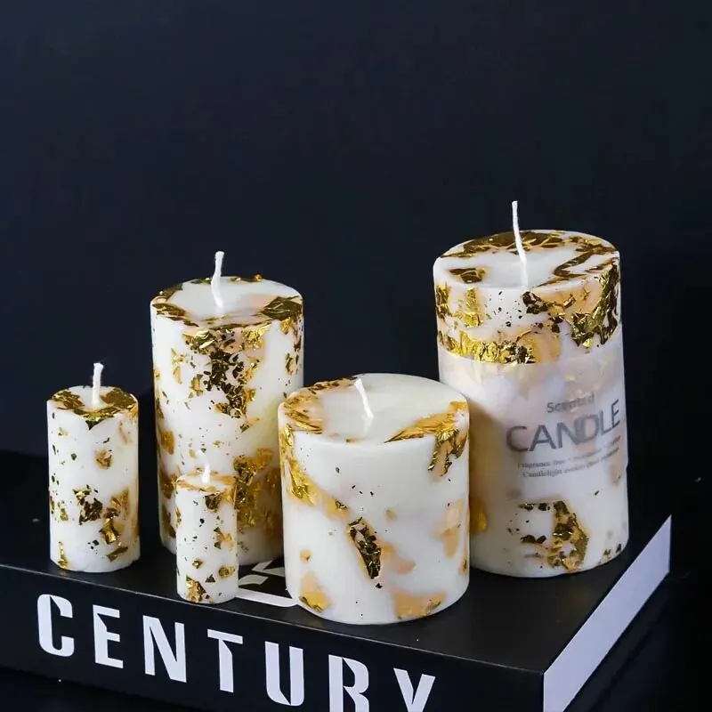 Nieuwe Cilinder Siliconen Kaars Schimmel Epoxyhars Gieten DIY Ambachten Wax Maken Levert Zeep Gift Home Decor