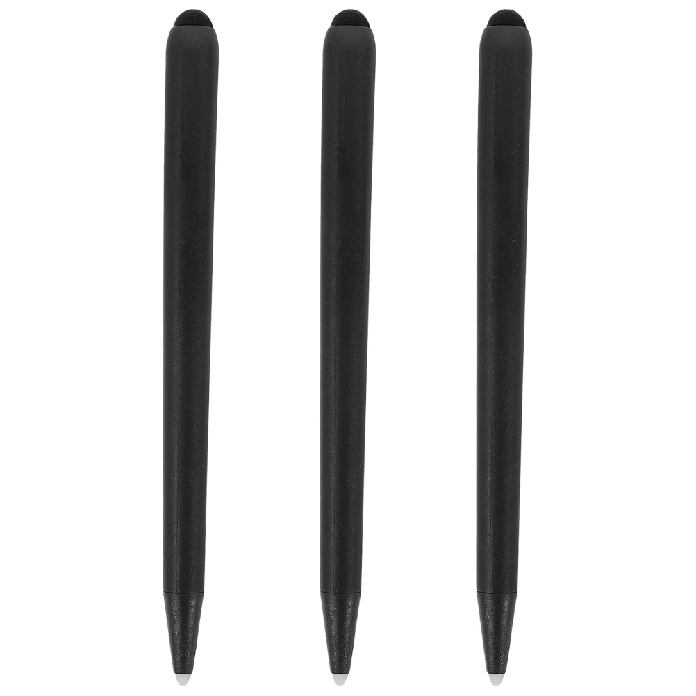 

3pcs Double-headed Stylus Pen High Precision Dual Tip Capacitive Touchscreen Kids Pens Comfortable Grip Rubber Tip