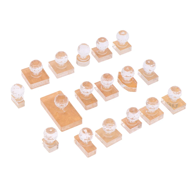 Glass Powder Press Stamp Tool Powder Press Mold Makeup Eyeshadow Foundation Highlighter Repairing Tool Powder Press Stamp