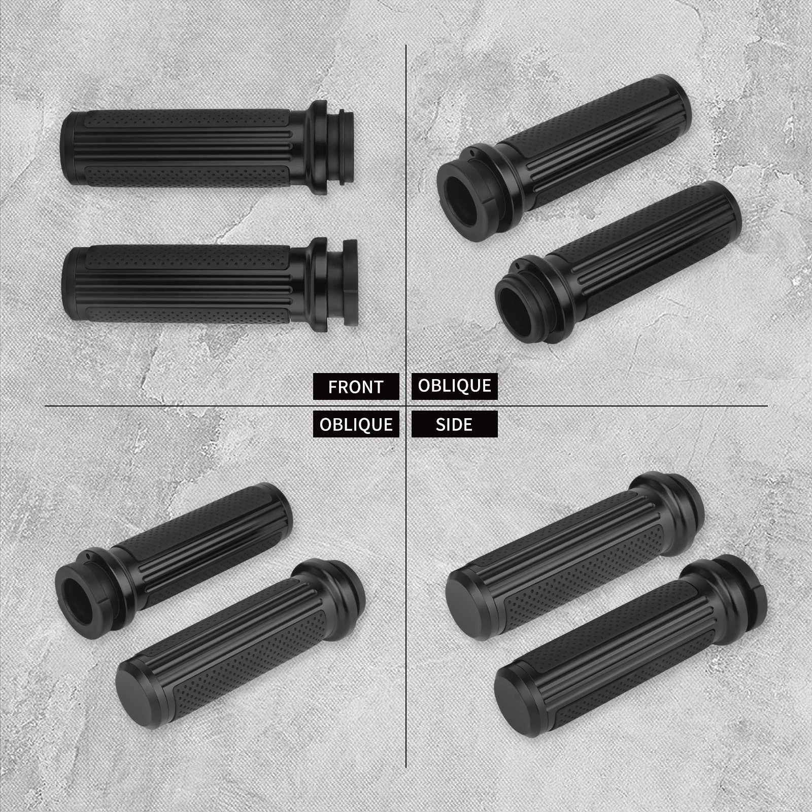 Motorcycle 1'' 25mm Electronic Throttle Handle Bar Hand Grips Handle Grip CNC For Harley Touring Electra Glide Softail Fat Boy