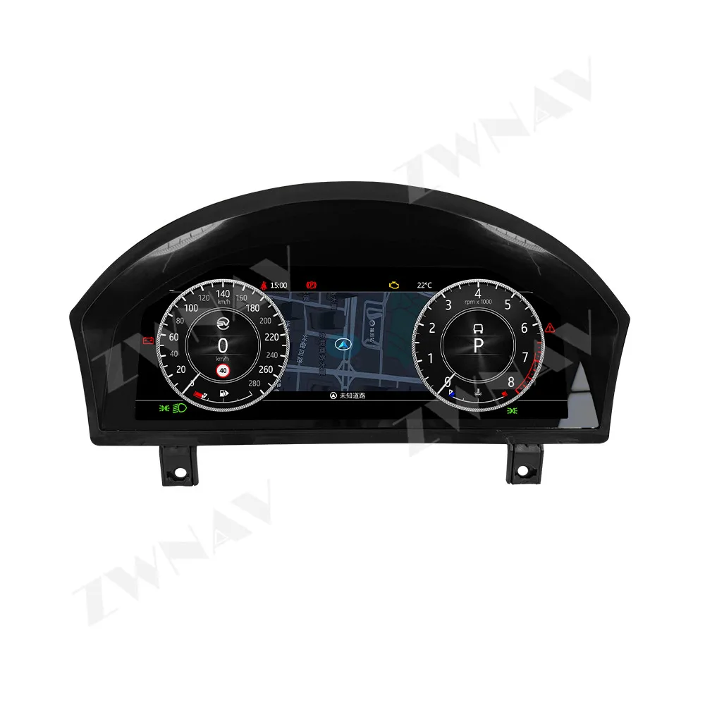 12.3 inch Smart Dashboard For Land Rover Range Rover Sport Discovery 3 2005-2009 LCD Virtual Driving Cockpit Virtual Instrument