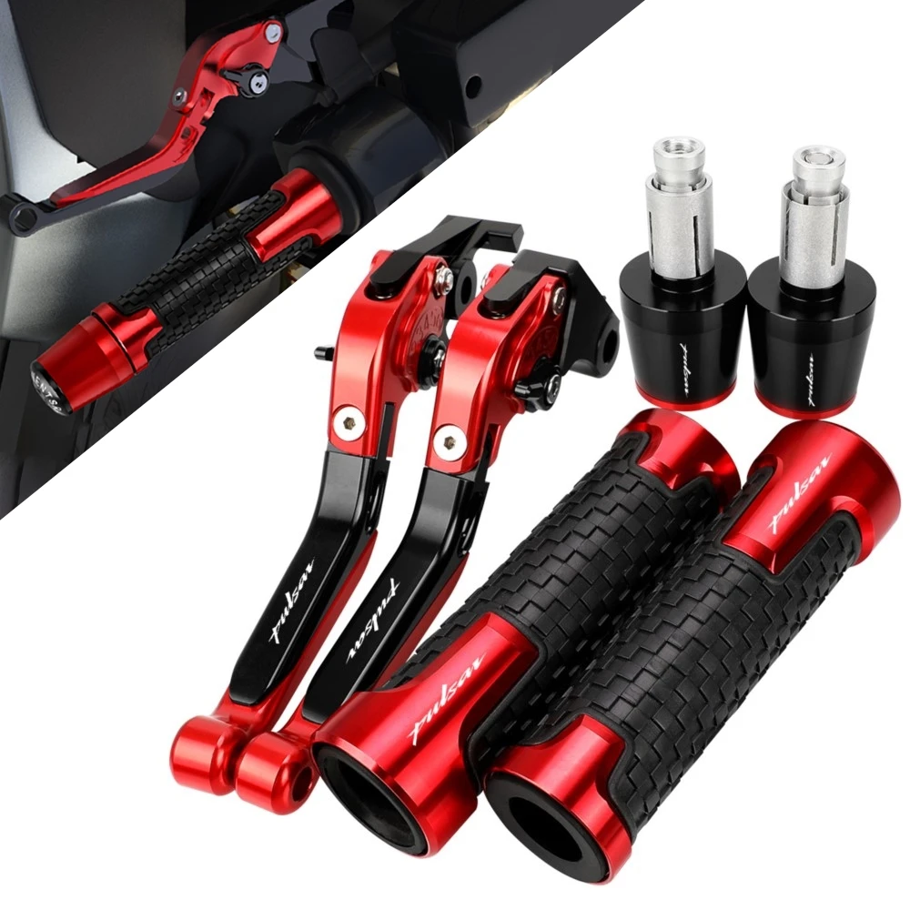 

For Bajaj Pulsar 200 NS/200 RS/200 A Motorcycle Accessories Extendable Adjustable Brake Clutch Levers Handlebar Grips Ends