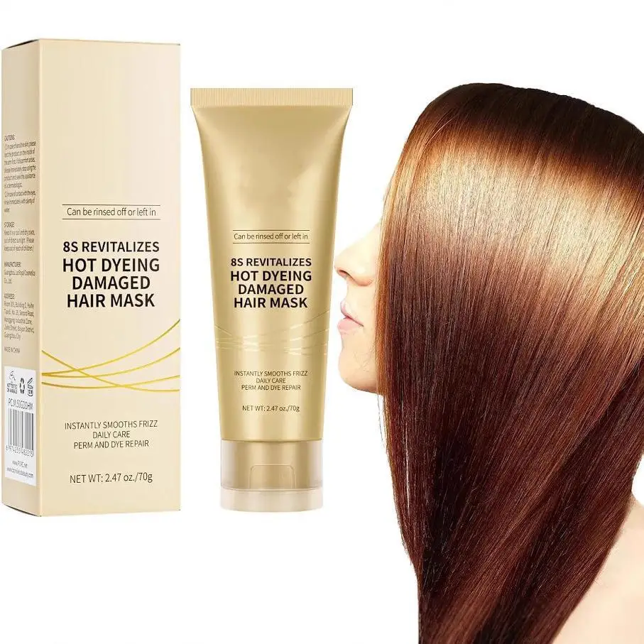 

New Hair Mask 5 Seconds Fast Repairing Frizz Dry Hair Anti Rolling Nourish Moisturize Soft Smooth Shiny Conditioners