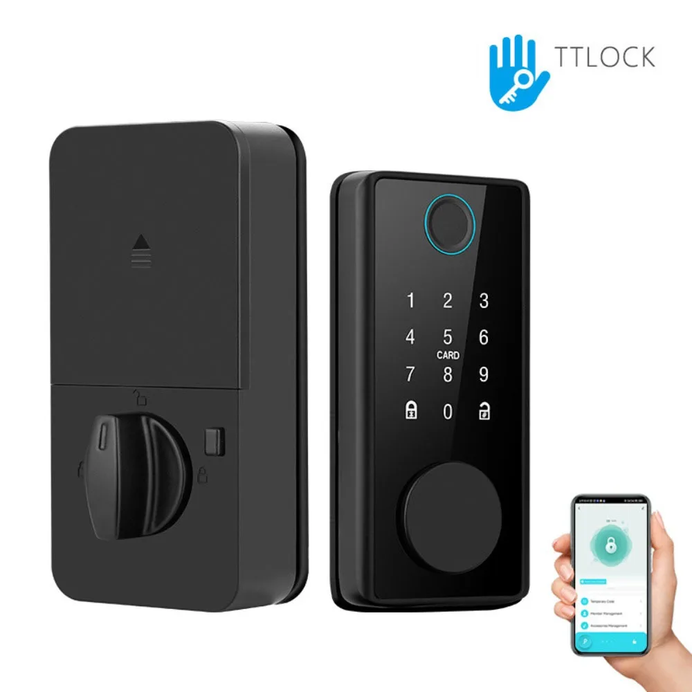 

Смарт-карта из алюминиевого сплава, цифровой кодовый замок, Bluetooth-совместимый, простая установка, замок без ключа, распознавание отпечатков пальцев