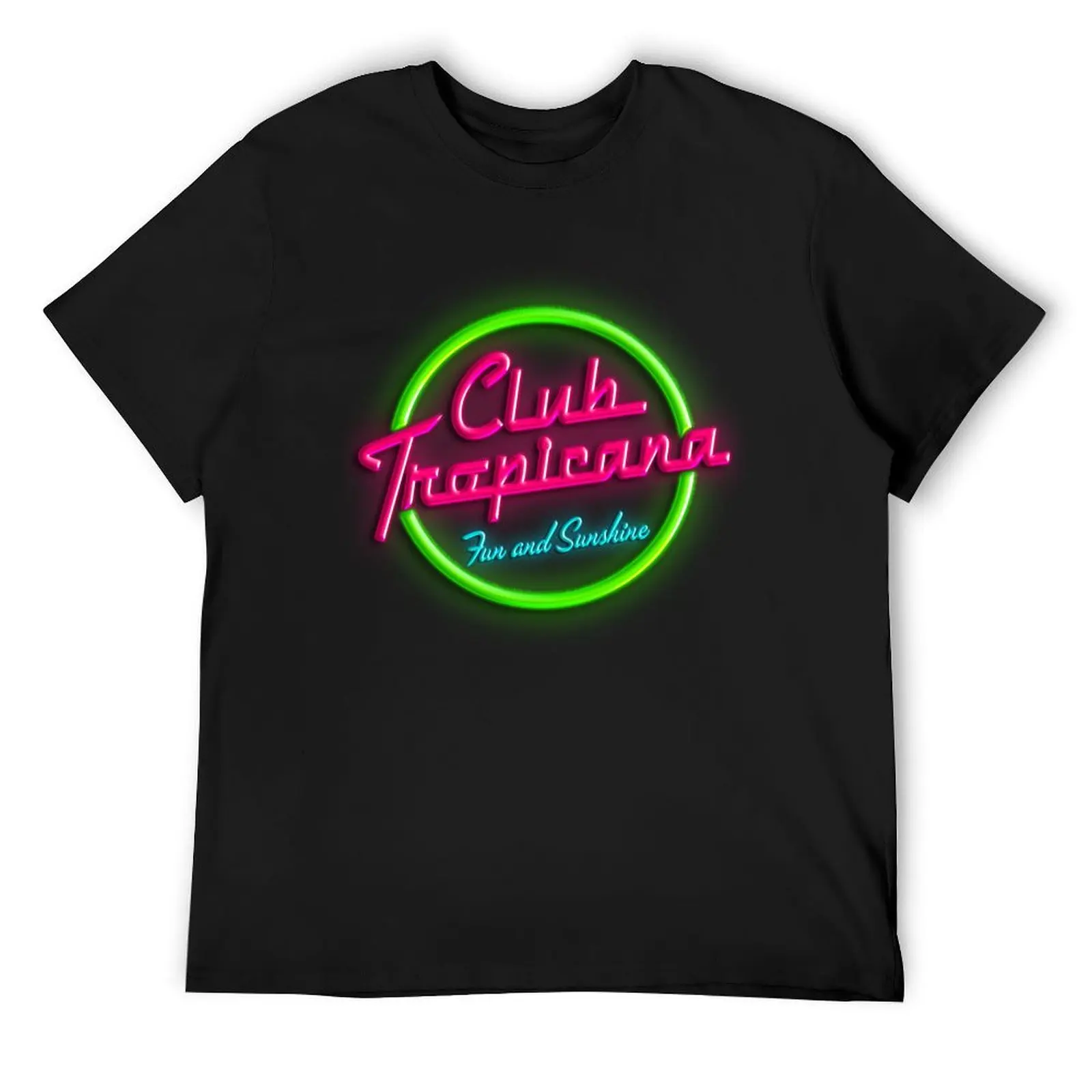 

Club tropicana T-Shirt customs blue archive Men's cotton t-shirt