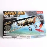 ชุดโมเดลเครื่องบินรบ12446อวกาศ SPAD XII wwi 1/72เครื่องบินรบ