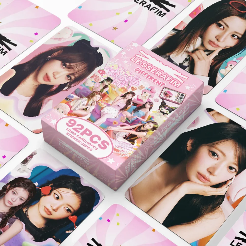 

Kpop Новая Ablum Lomo Card LESSERAFIM фотопринт фотографии фотокарт коллекция фанатов открытки подарки