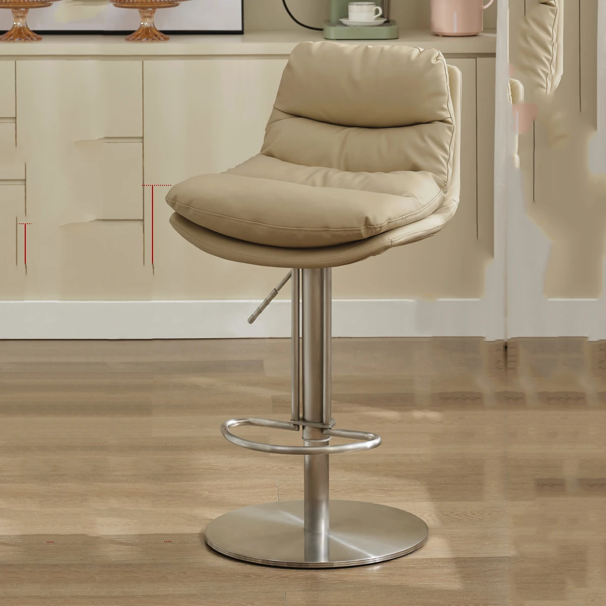 

Minimalist Comfortable Bar Stools Designer Make Up Nordic Bedroom Bar Chairs With Back Ergonomic Taburete Alto Bar Furniture