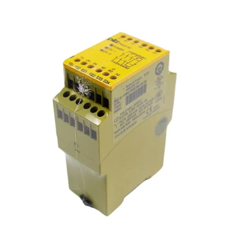 

Реле безопасности X4X5X6X7X8X9 EN 60947-5-1 IP54 24В 220В 20мА 774314 774316 774315 Вставное реле PNOZX3