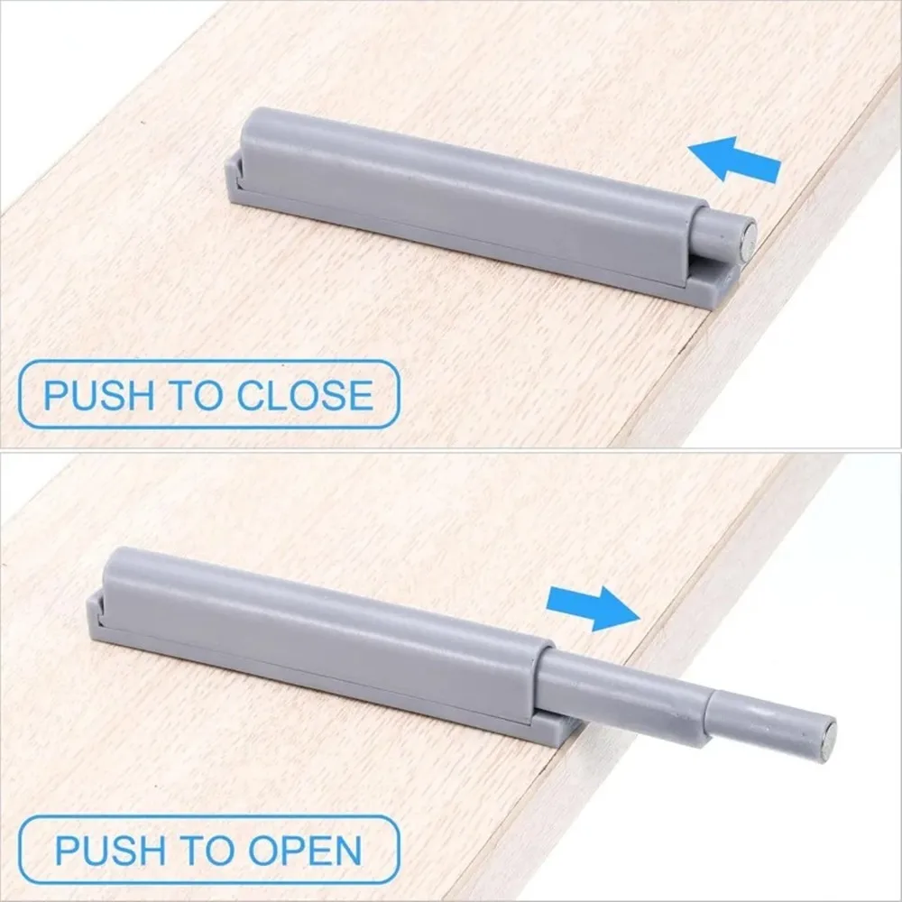 3/9Pcs Magnetic Push Latches for Cabinets Push to Open Cabinet Buffers Door Push Touch Latch Kitchen Doors Adjustable Catches