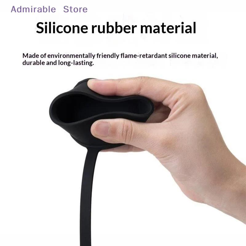 Type 2 Electric Vehicle Charger Plug Cover Sun Protection PVC Protector Anti-dust Waterproof for Outdoor EV Charging Scenarios