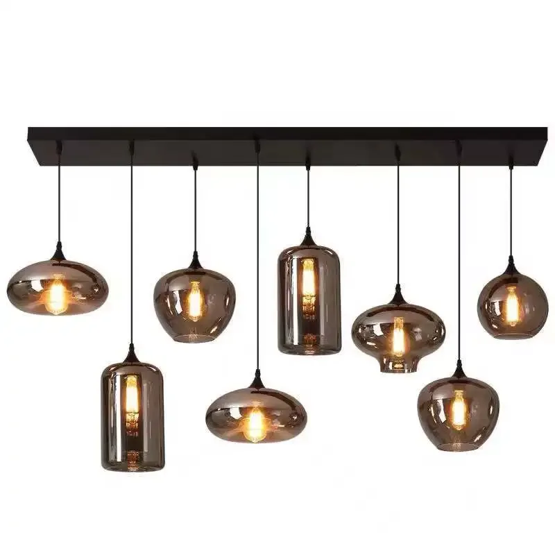 postmodern grey glass led pendant lights pendurado lampada para cozinha sala de jantar loft suspensao luminaria home decor 01