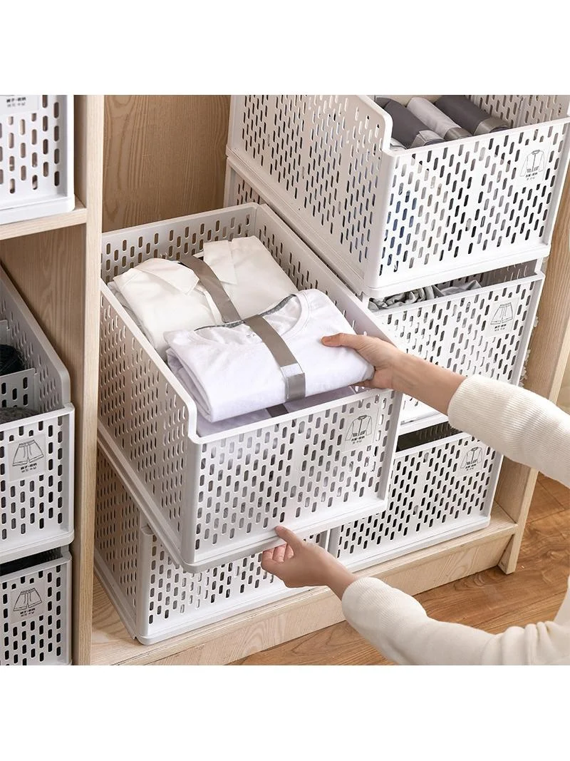 

Пластиковый органайзер для хранения одежды, нижнего белья и носков с выдвижными ящиками и разделителями для дома