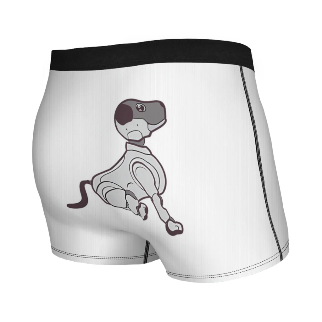 Aibo Sit Robot Underpants Homme Panties Men's Underwear Print Shorts Boxer Briefs