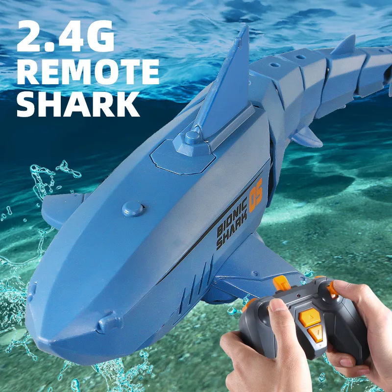 Lustige RC Shark Spielzeug Fernbedienung Tiere Outdoor Schwimmen Spielzeug Shark Elektrische Spielzeug Für Kinder Haie U-boot Spielzeug für Kinder