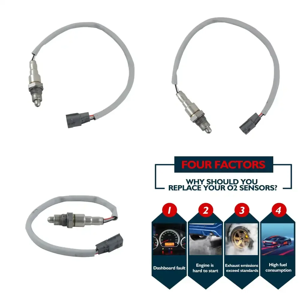 

Датчик кислорода для Nissan 226A04JM0B 226A0-4JM0B, автомобильная запасная часть, совместимая с датчиком кислорода O2, датчик выхлопных газов