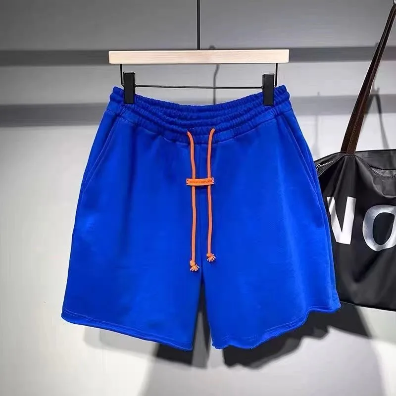 Summer New Men's Casual orts Breathable Loose Beach Five-Quarter Pants Candy Color Spor Lightweight Straight Leg Trousers