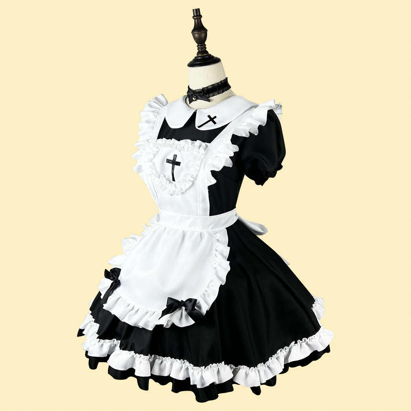 

Lolita Women's Cosplay Dress Japanese Classic Short-Sleeved Maid Cute Style Clothing Suit