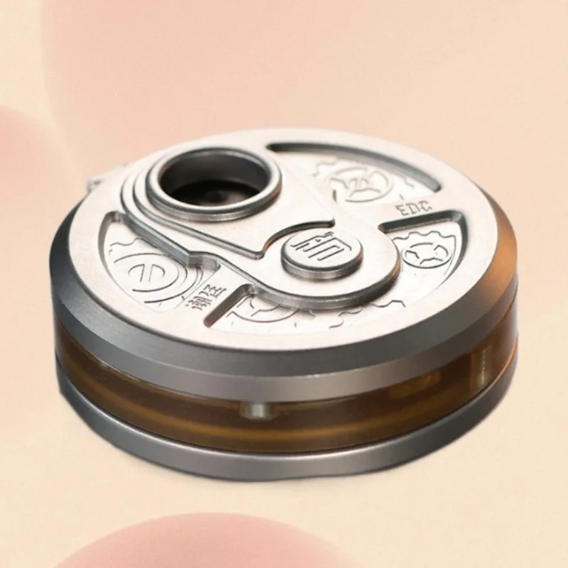Ruleta de dados, prensa de monedas de empuje magnética, rodillo giratorio, Spinner, placa de empuje, volante de inercia yema del dedo, juguete para aliviar el estrés EDC