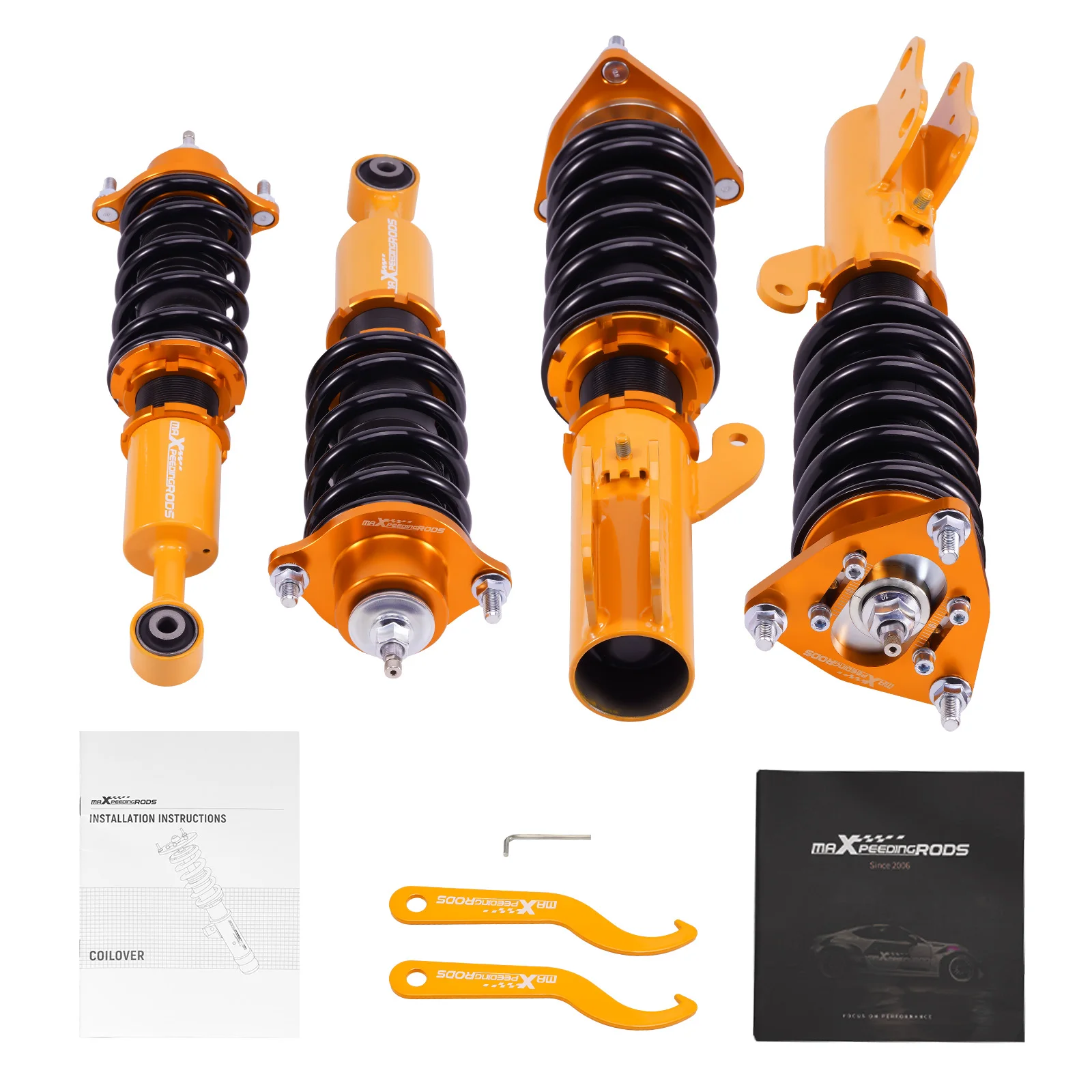 MaXpeedingrods 24 Way Adjustable Damper Coilovers Suspension Strut  for Mitsubishi Lancer CX CY 2008-2016