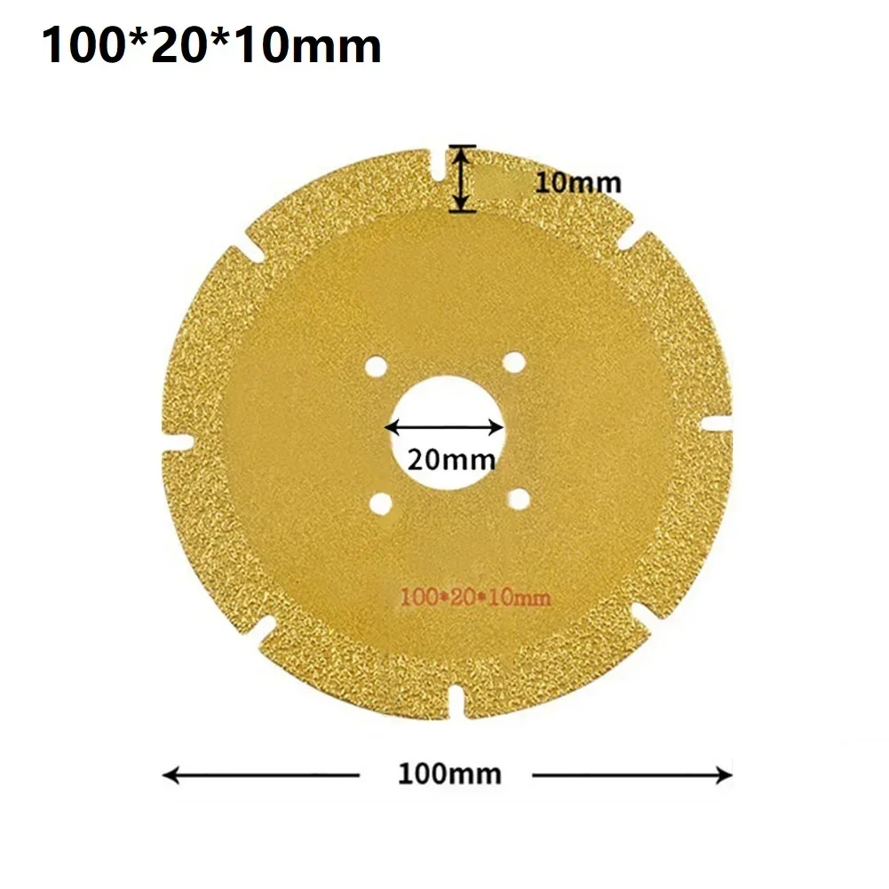 Saw Blades Cutting Dic 1* Ceramic Concrete Cutting Blade Diamond Gold Granit 1 PC For Cutting For Construction