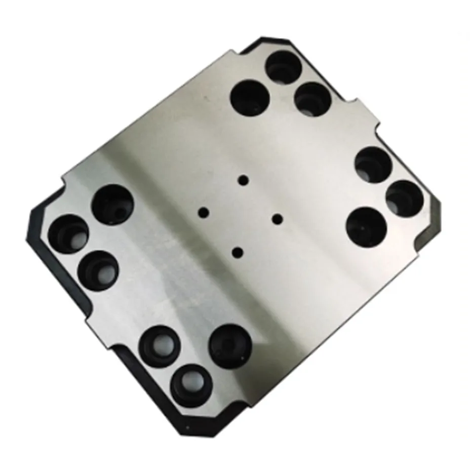 Self centering vise zero point positioning quick change fixture square single link positioning CNC machining five axis RUIZERO15